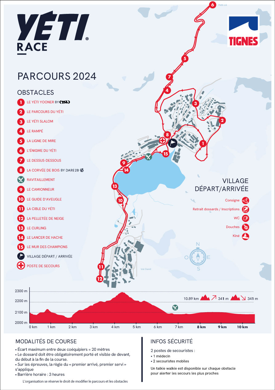 Parcours Yéti Race 2024